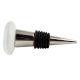 Grey Floral FlaCeramic Wine Bottle Stopper